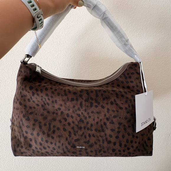 Stand Oil ‘MUSHY BAG’ leopard marron - Picture 5 of 15